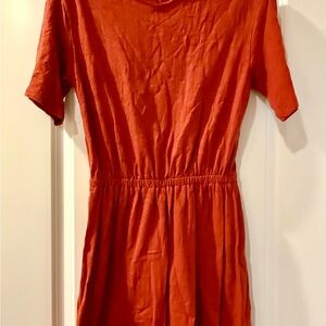 Old Navy Women's Dress in Rust Orange